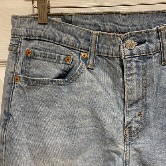 Levi's Red Tag 511 Men's Slim Fit Cotton Blend Blue Medium Wash Jeans Size 32x32 - Picture 2 of 7